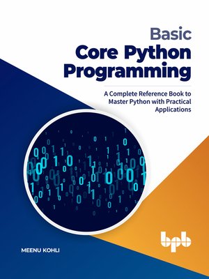 cover image of Basic Core Python Programming